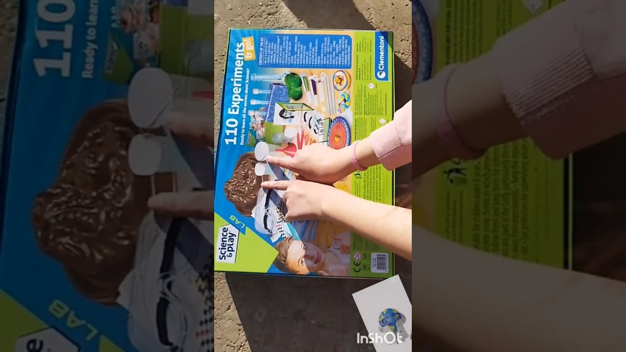 110 experiments Clementoni #homeexperiments  #unpoxing #funlearning