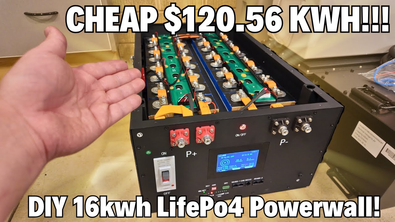$1929 for 16kWh! 🤯 Best DIY Solar Battery Value EVER? (YIXIANG 51.2V 314Ah Build)