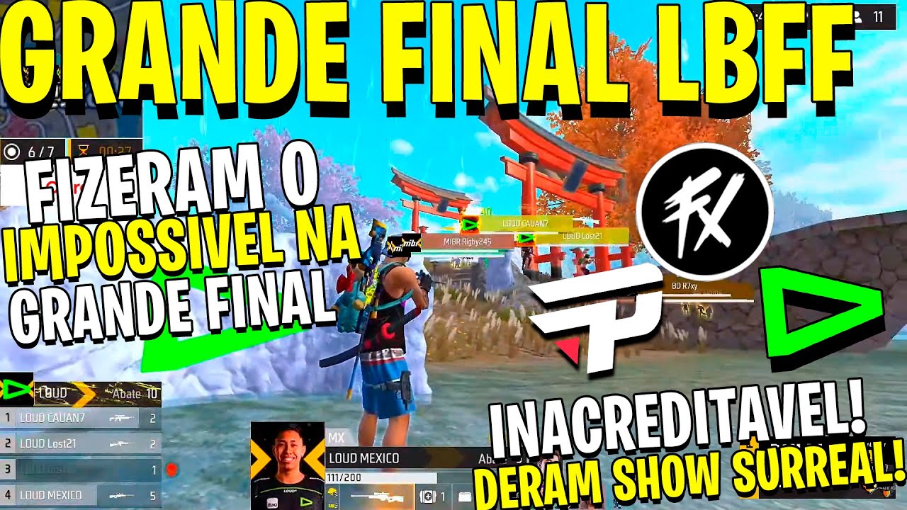 FINAL LBFF 2023 -  E CAMPEÃO!! ELES FIZERAM O IMPOSSIVEL! FLUXO LOUD, MIBR! SURREAL GRANDE FINAL!