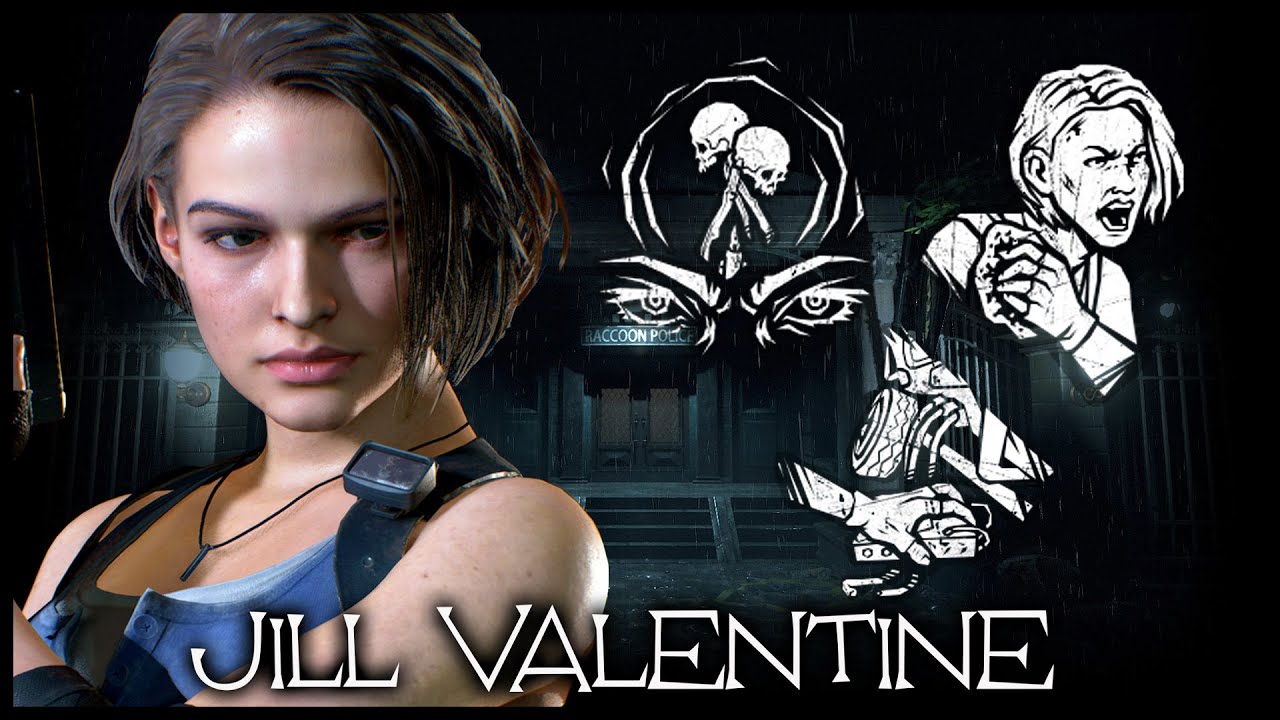 Dead by Daylight - Jill Valentine + Perks Gameplay (PTB)