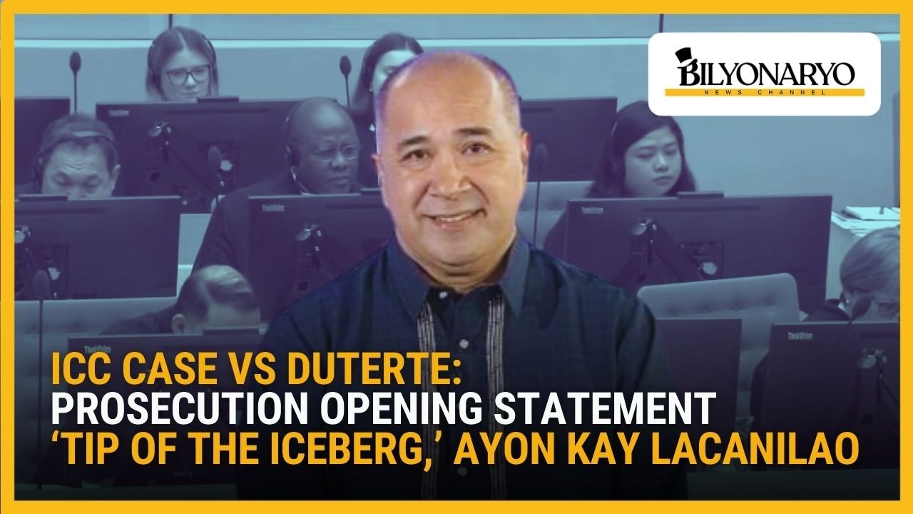 ICC case vs Duterte: Prosecution opening statement ‘tip of the iceberg,’ ayon kay Lacanilao | Agenda