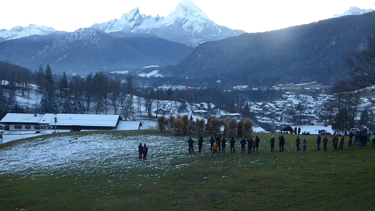 Nikolaus mit Kramperl und Buttnmandl in Bischofswiesen