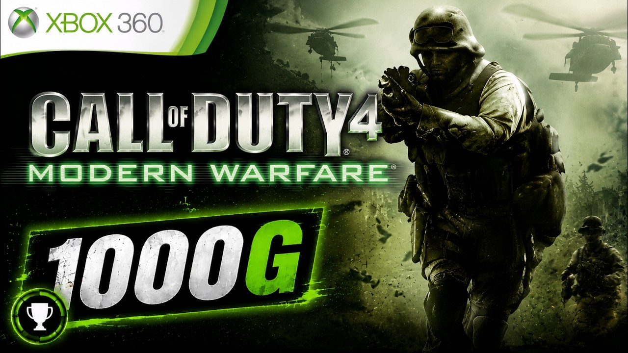 Peguei 1000G em Call of Duty 4 Modern Warfare!