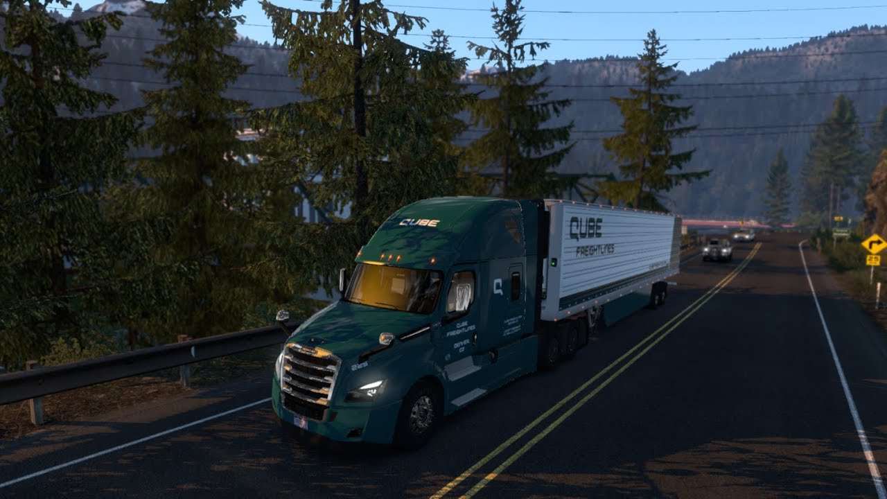 American Truck Simulator Freightliner Cascadia: Lakeview OR - Moab UT
