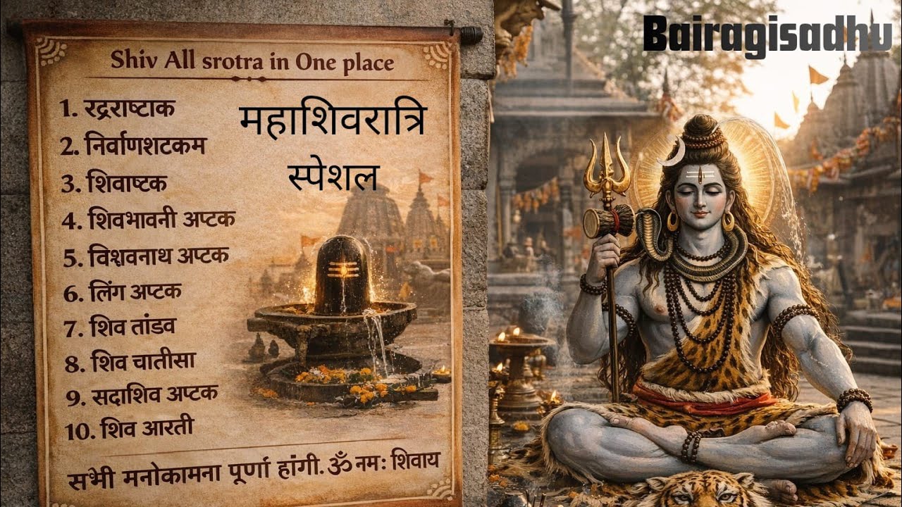 Mahashivratri Special | All Shiv Stotra in One | 10 Powerful Stotram |1 Hour Non Stop Shiv Stotra |