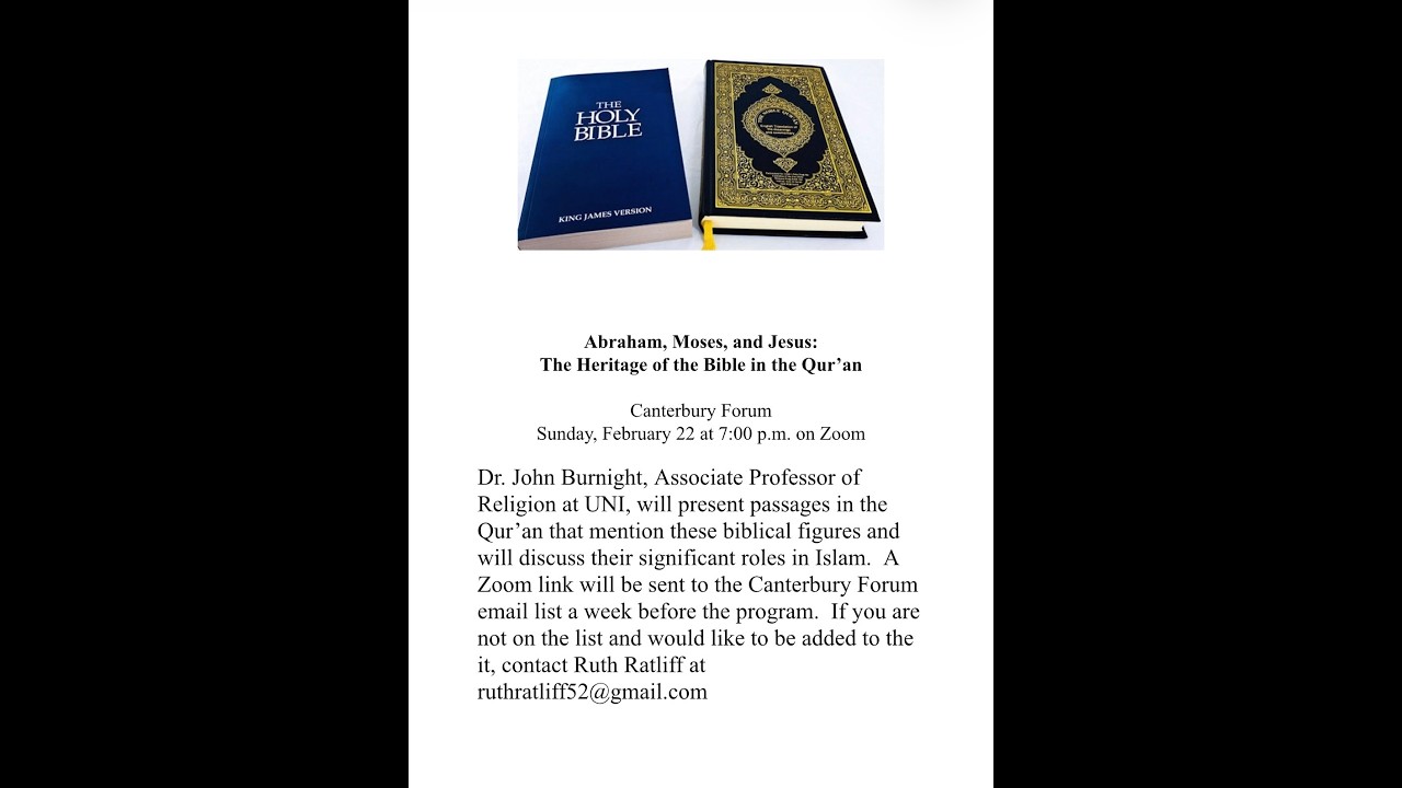 Abraham, Moses, & Jesus: The Heritage of the Bible in the Qur'an