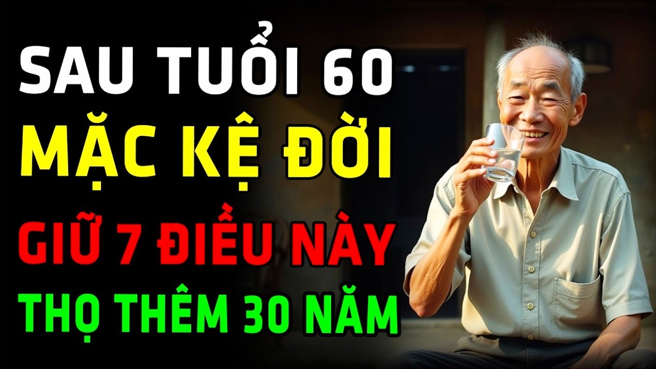 Thưa Cô Bác, Sau 60 Tuổi, Muốn Sống An Vui Hãy Ghi Nhớ 7 Điều Cốt Lõi Này
