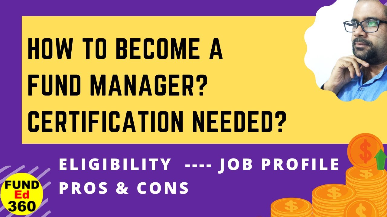 How to Become a Fund Manager? Fund Manager as a Career #fundmananger