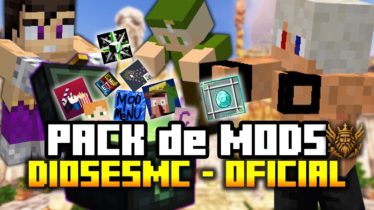 🔥NUEVO! MODPACK OFICIAL DIOSESMC de VEGETTA777🐺WILLYREX😈 | Minecraft 1.21.8