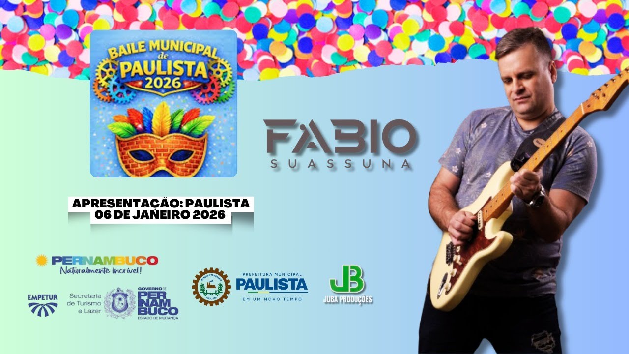 Fabio Suassuna no Baile Municipal de Paulista 2026