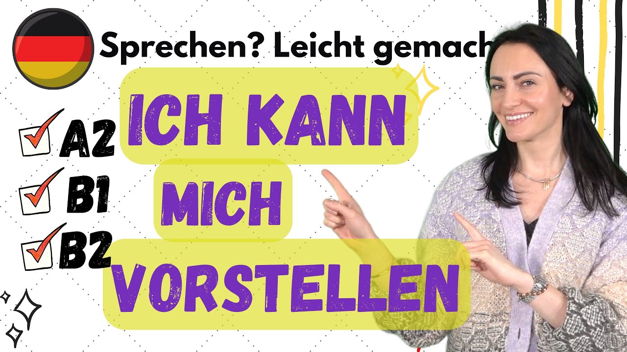 🇩🇪 Ich KANN MICH vorstellen/ I can introduce myself 🙋🏻‍♀️