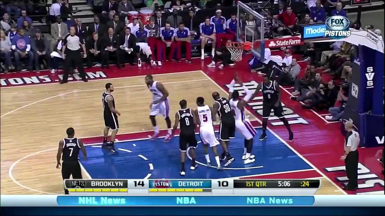 Andre Drummond & Greg Monroe: 44 pts & 24 rebs vs. Nets #NBABallot