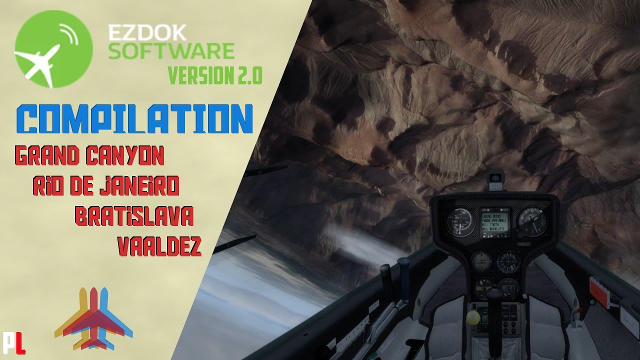 P3D v3.4 | EZDOK Camera v2.0 | Compilation 2017