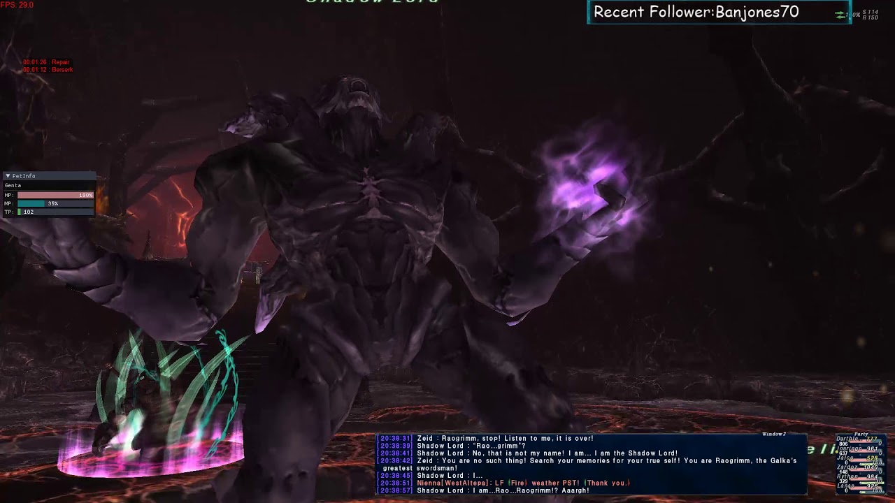 FFXI Eden Private Server 5-2 Windy 64PUP/WAR with WHM Auto