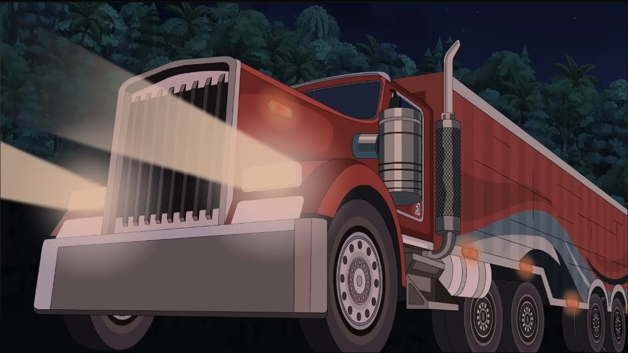 2 FÉLELMETES *ÉJSZAKAI VEZETÉS* TÖRTÉNET ANIMÁCIÓVAL - HORROR ANIMÁCIÓ (magyarul)