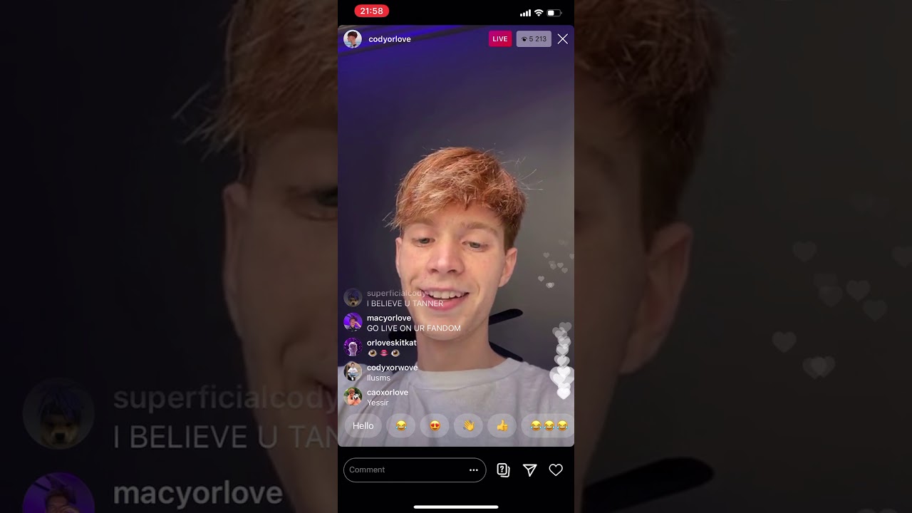 Cody goes live and expose Zoe Laverne for lying