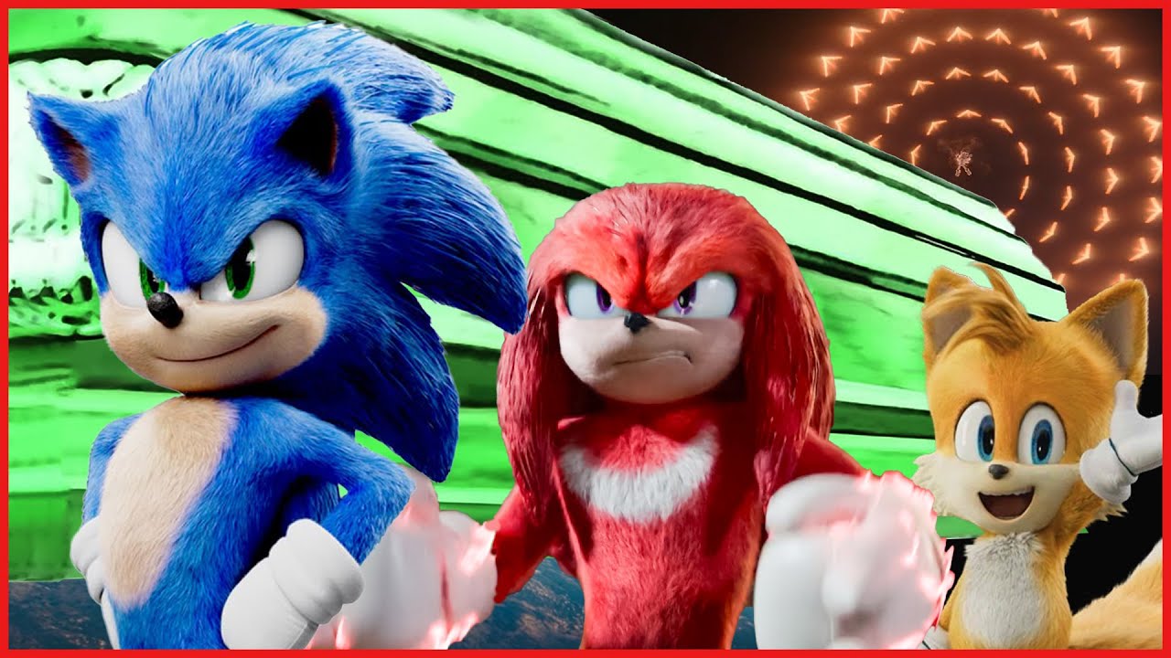 SONIC THE HEDGEHOG 3 🌀 Sonic, Knuckles & Tails Join The Neon Coffin Chase – Coffin Dance (COVER)