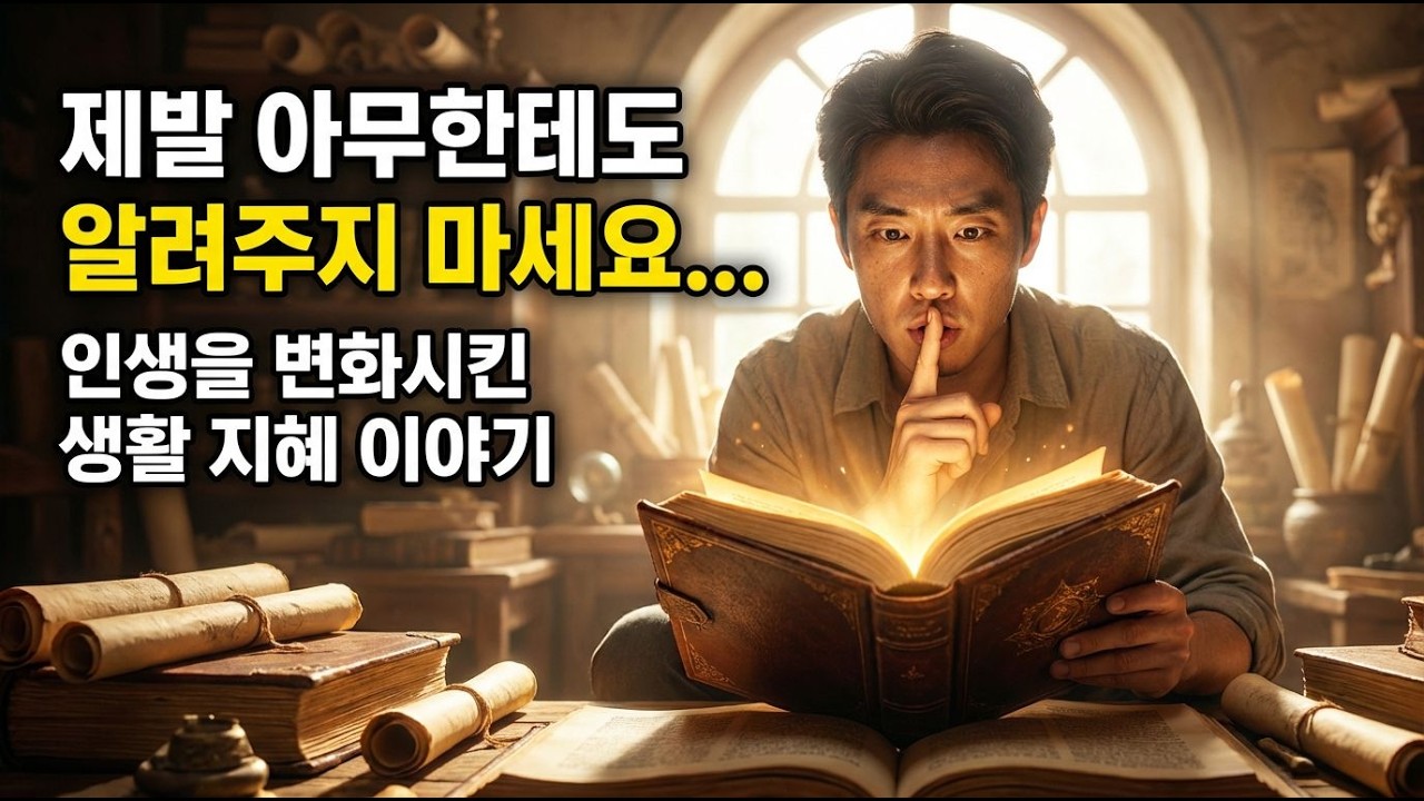 💖제발 아무한테도 알려주지 마세요... 내가 직접 발견한 인생을 변화시킨 생활 지혜 이야기, 삶을 변화시키는 비밀스러운 지혜 5가지 #인생명언 #삶의지혜 #시니어라이프