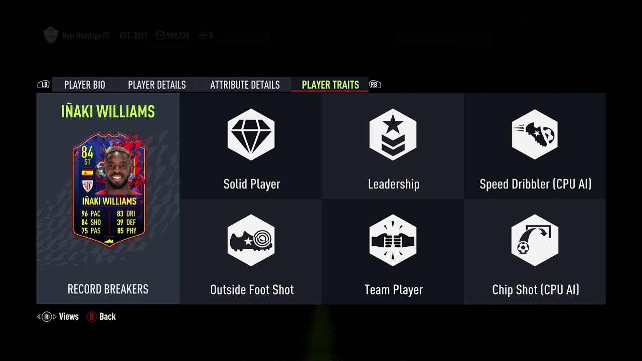 84 Inaki Williams Record Breaker SBC FIFA 22