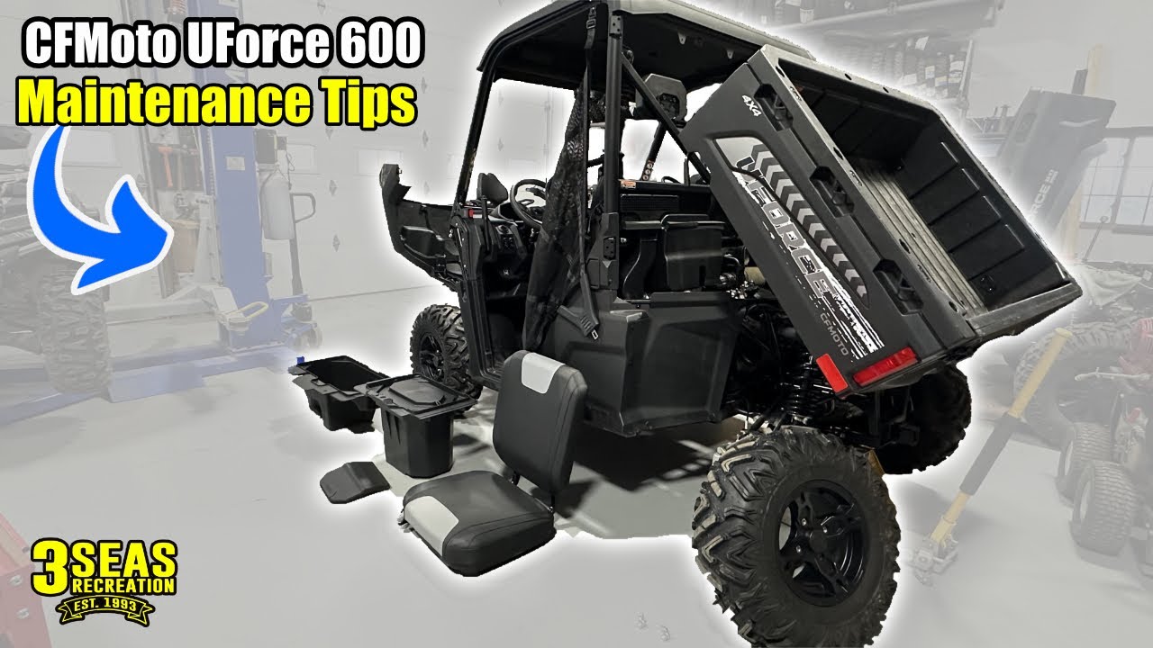 CFMoto UForce 600 Maintenance Tips | Air Filter, Grease Fittings, Radiator & Relays