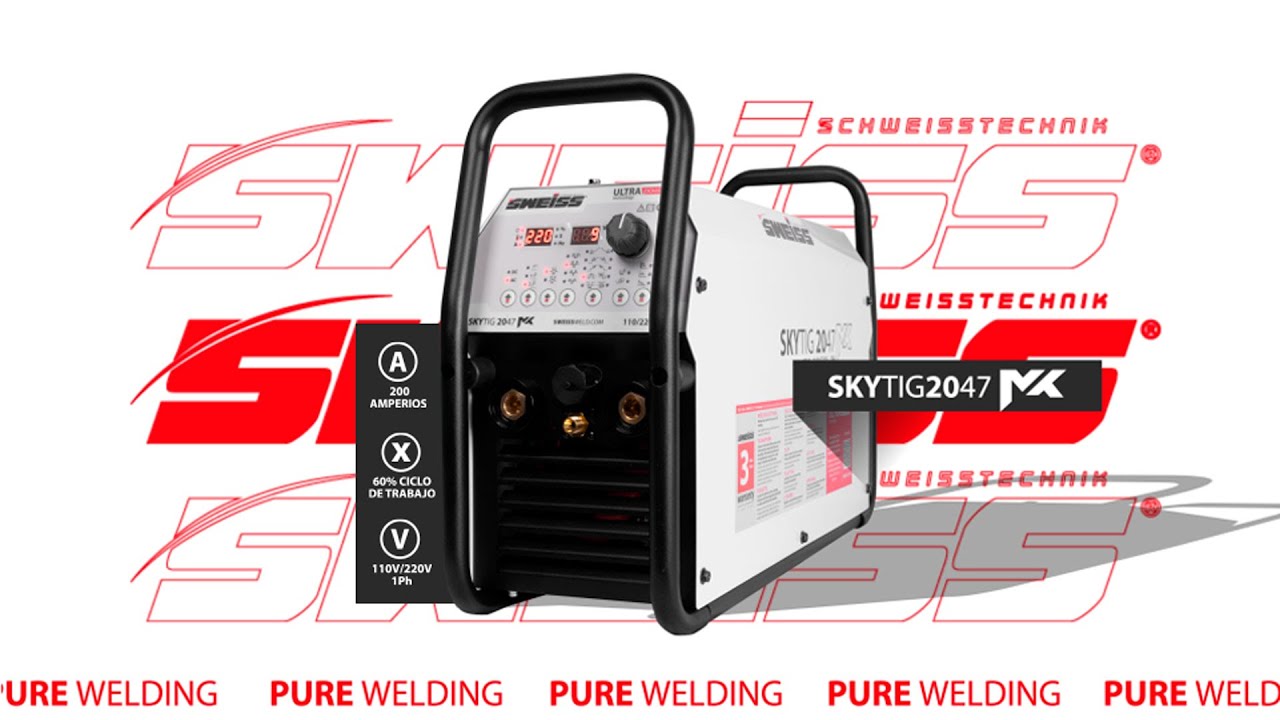 SOLDADOR INVERSOR SKYTIG 2047 FX 200A DC 110/220V   REF. SWT2047