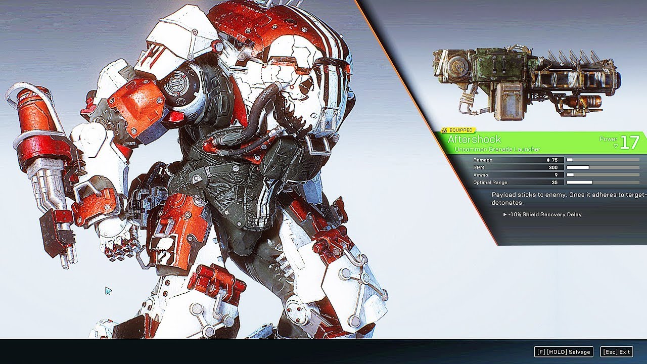 ANTHEM - MAX LEVEL DIFFICULTY HARD EXPEDITION JAVELIN COLOSSUS GAMEPLAY DEMO