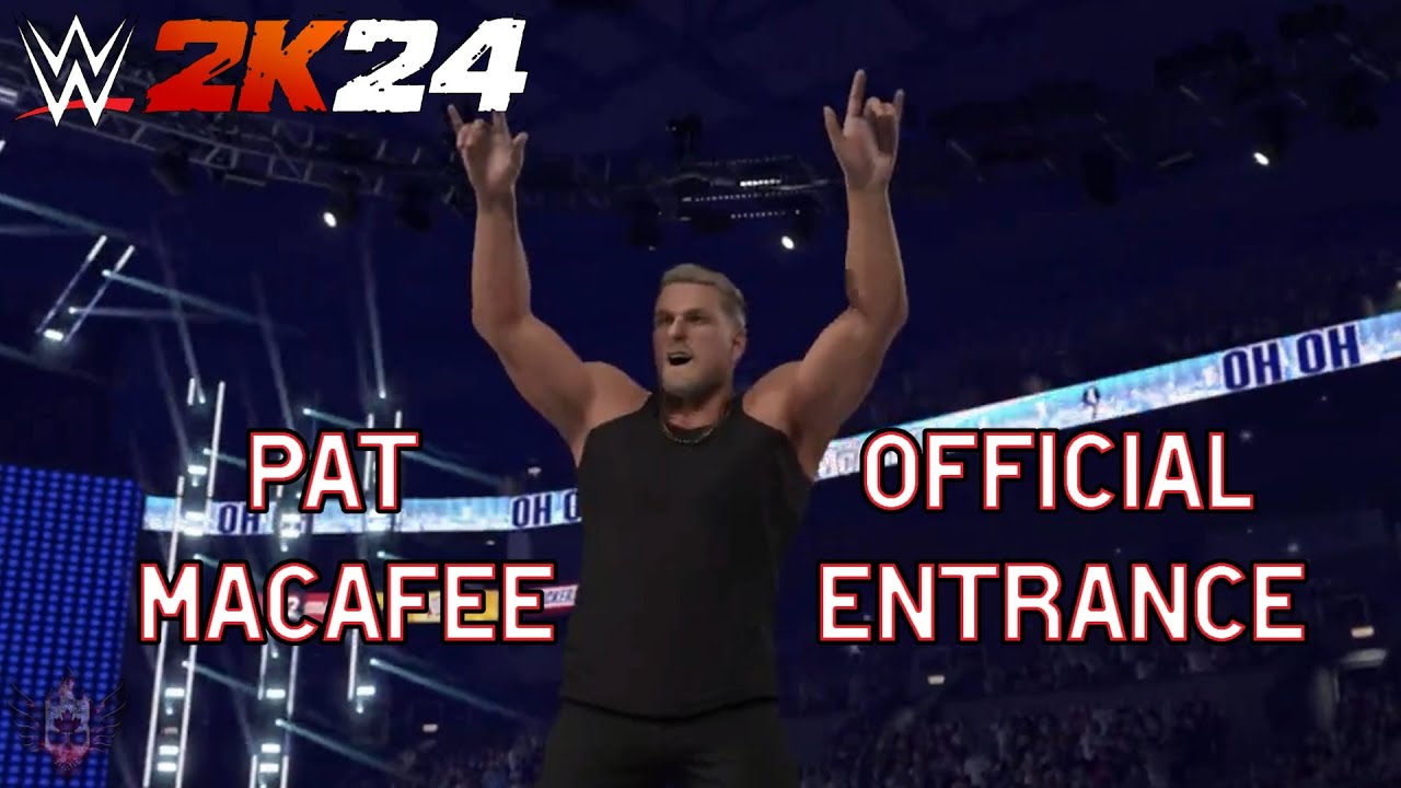 WWE 2K24: Pat MaCafee (Pat MaCafeeShow Pack DLC) Official Entrance!