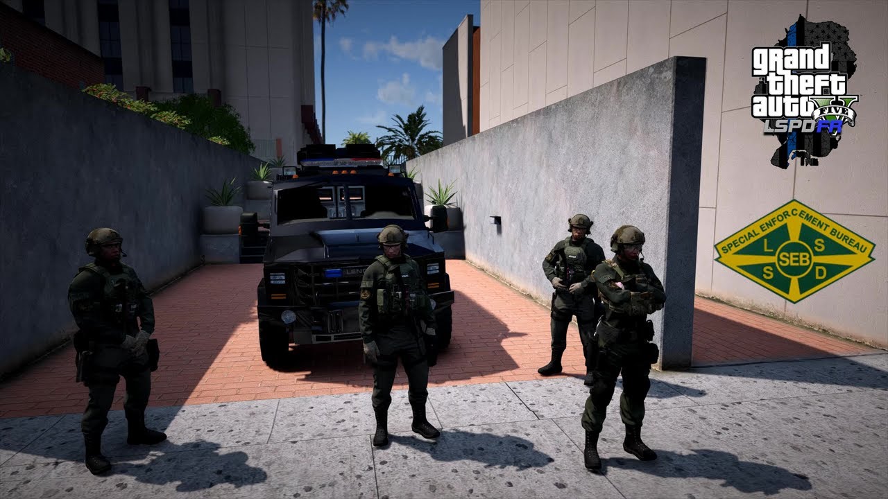 [NO COMMENTARY] GTA V LSPDFR | SEB IN ACTION, MULTIPLE SHOTS FIRED, OPERATOR DOWN!