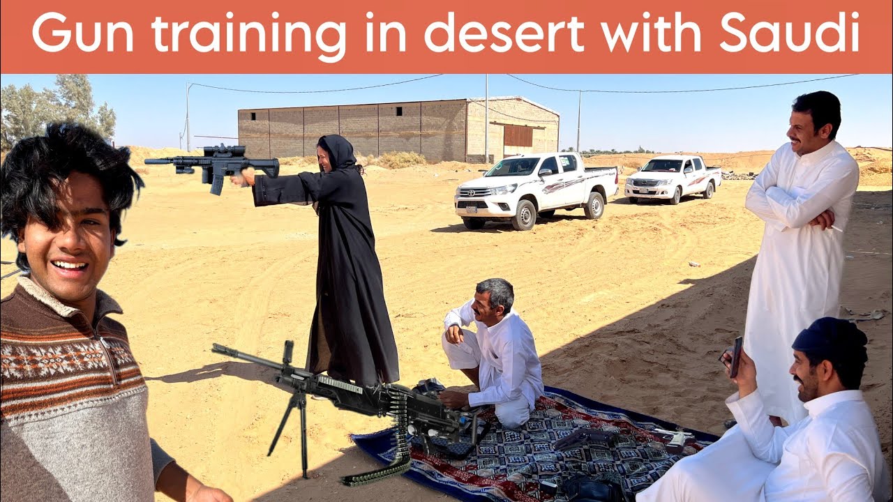 മരുഭൂമിയിലെ സൗദിയുടെ യുദ്ധ കോട്ടയിൽ | gun training experience with saudi