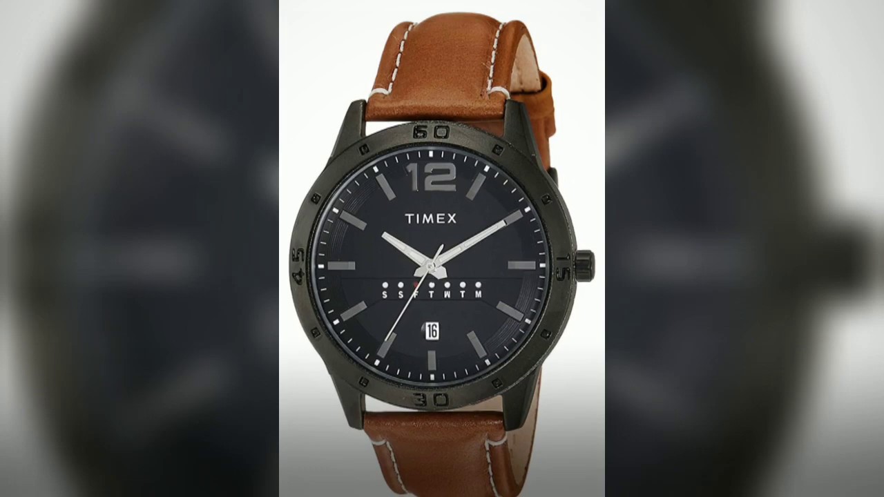 Timex Analog Black Dial Men's Watch | Available on Amazon |