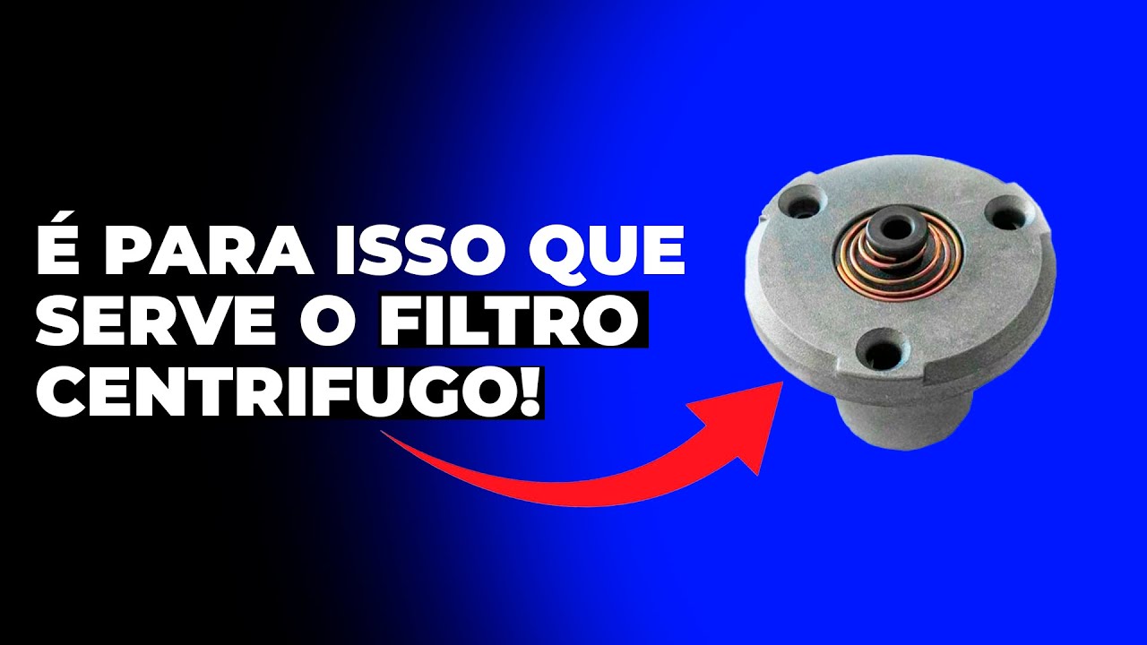 É para isso que serve o filtro centrifugo. | Elton Pinheiro