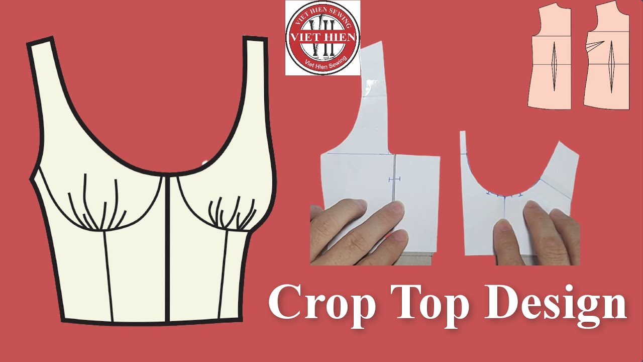 Hướng Dẫn Cắt May Áo | Crop Top | Shirts Design | MAY MẪU VIỆT HIÊN #38