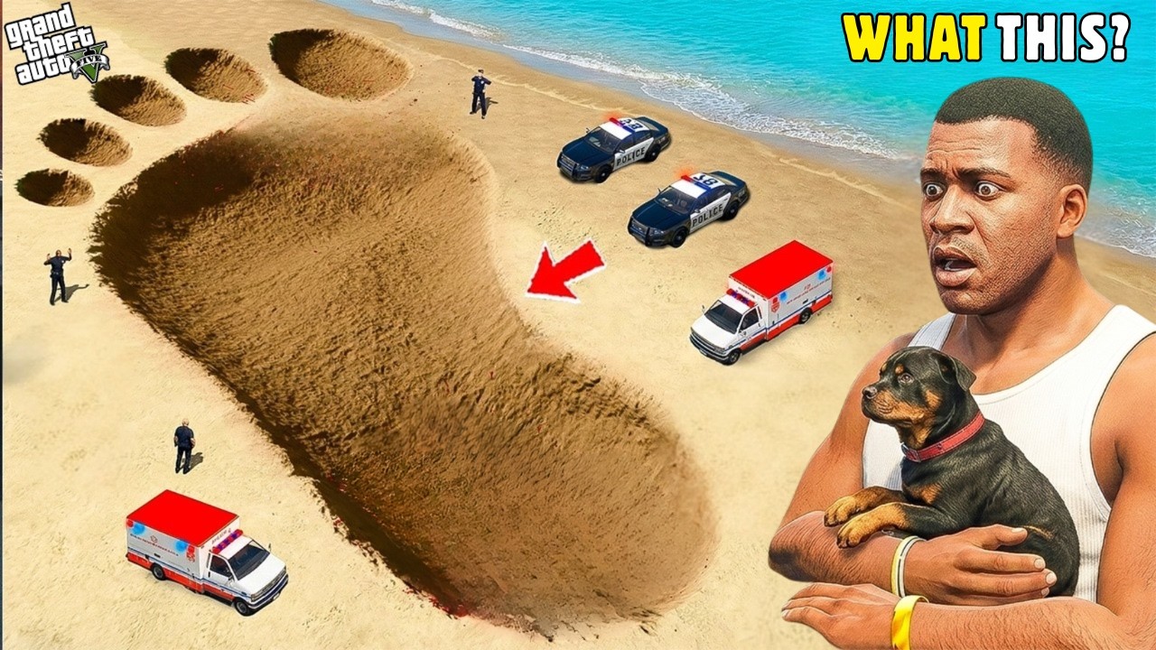 Franklin Finally Find Biggest Footprint in GTA 5