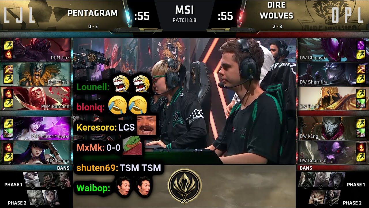 PGM vs DW | 2018 MSI Play-In Day 4 | Twitch VOD with Chat