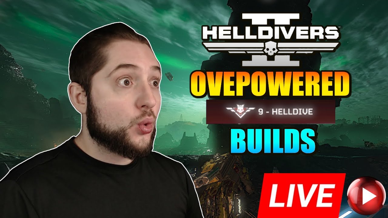 LIVE - Building the Most Overpowered Loadouts - Helldivers 2  my best Stratagems and weapon combos