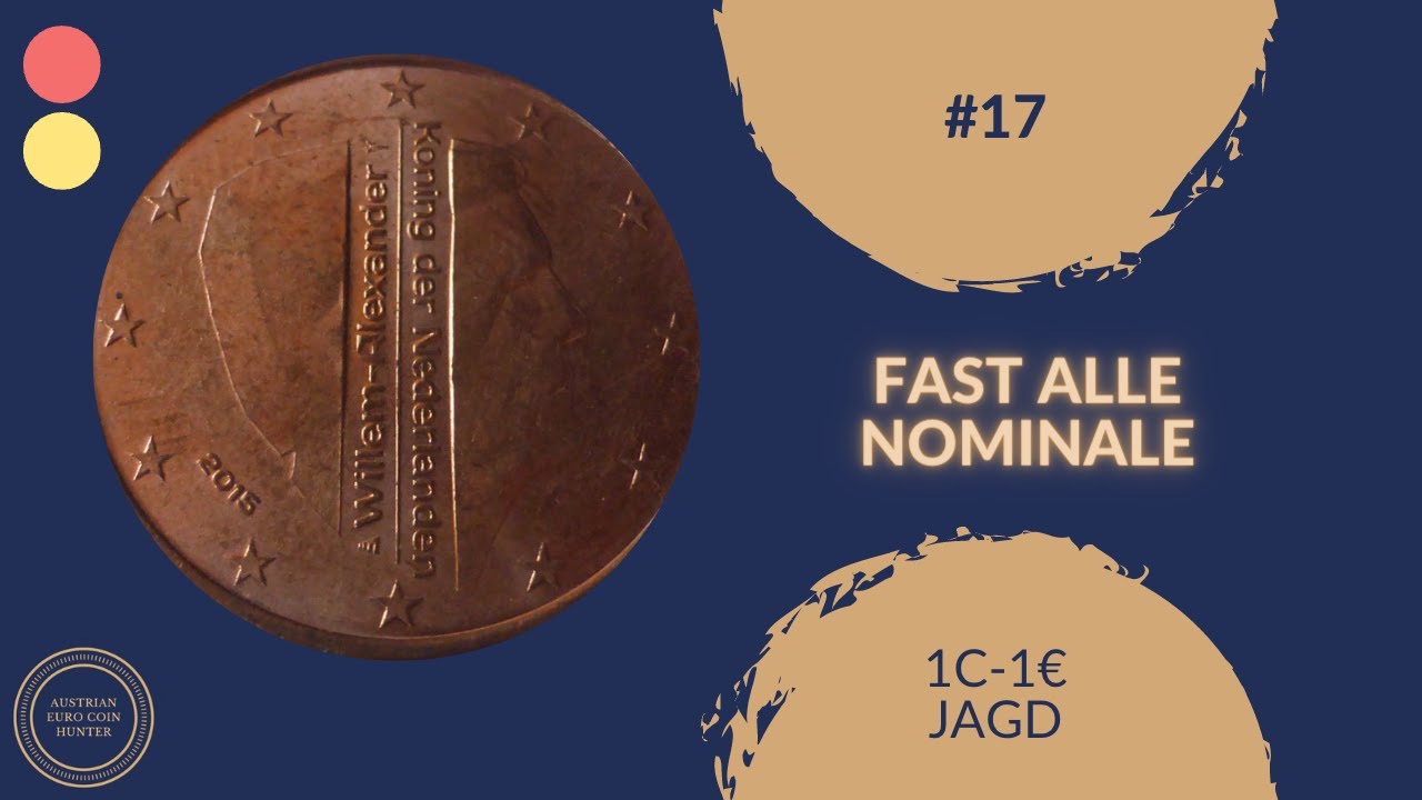 1 Cent - 1 Euro Münzjagd - 7 x Münzrollen aus Graz - #17