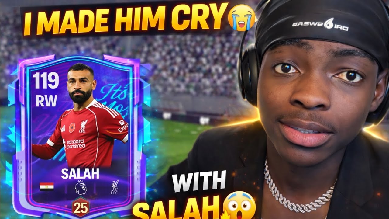 Salah made him cry😭