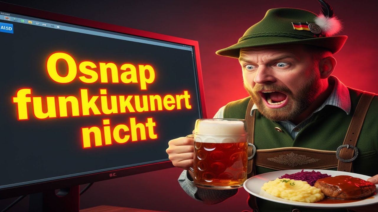 (GR) 🚫 AutoCAD Osnap funktioniert nicht? So behebst du den Fehler sofort! ⚙️