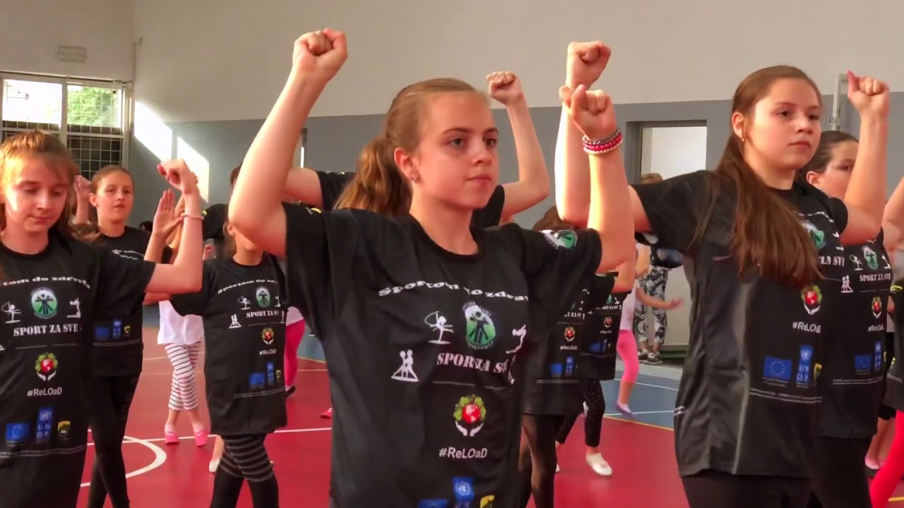 Treninzi plesa u okviru projekta Sportom do zdravlja - Sport za sve