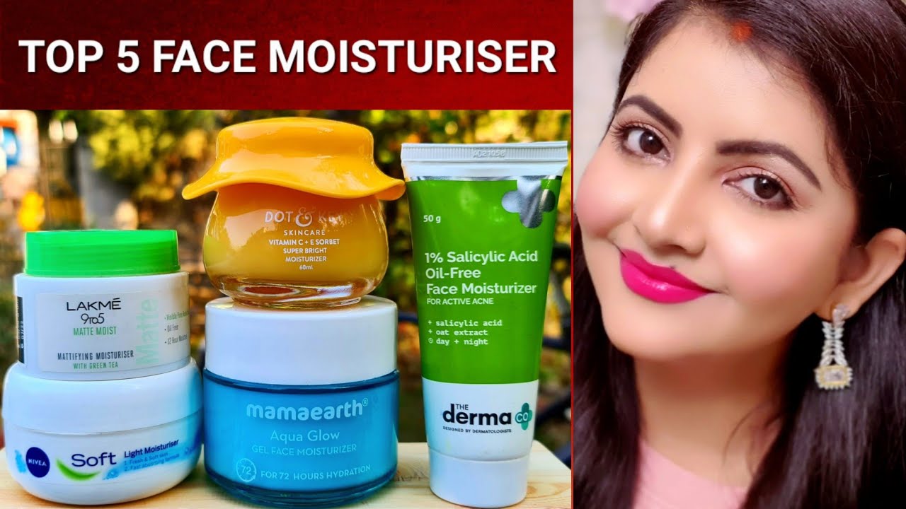 TOP5 FACE MOISTURISER FOR ALL SKIN TYPE |RARA |Gel moisturiser |matte moisturiser |light moisturiser