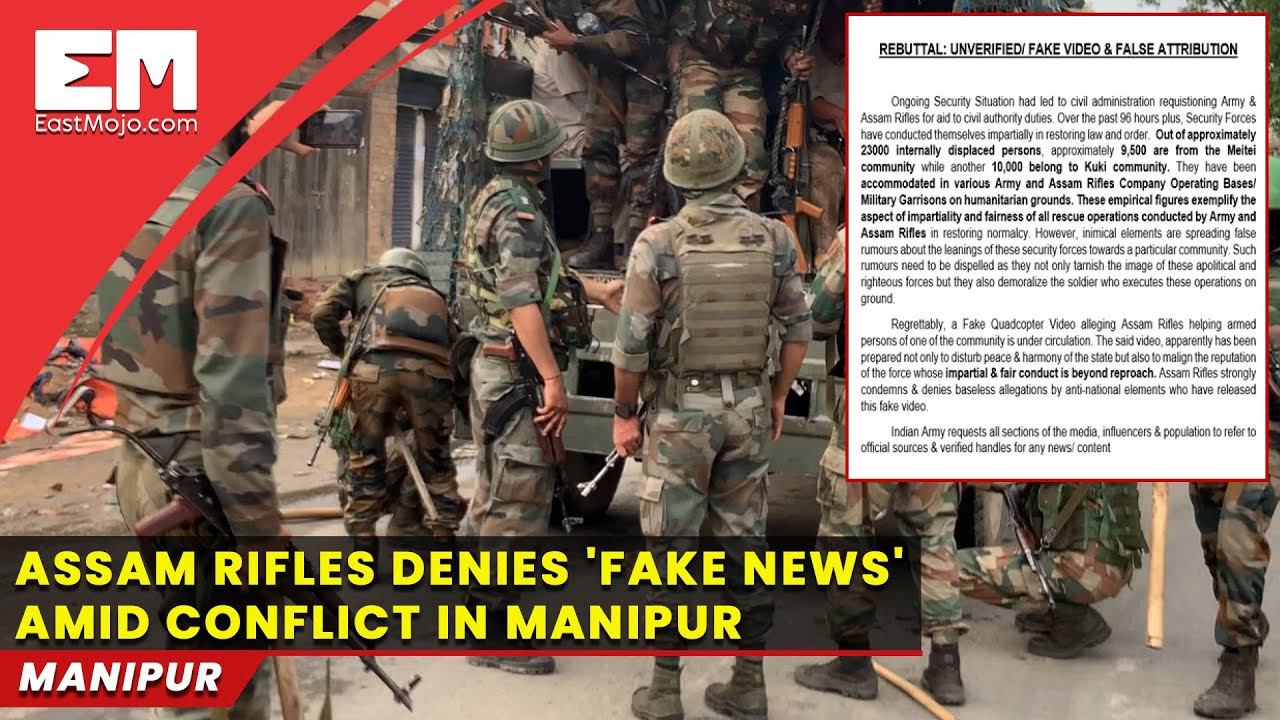 Manipur conflict: Assam Rifles hit with false allegations, Army responds