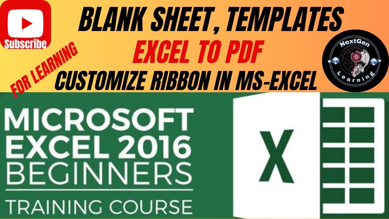 Blank Sheet vs Customized Excel Which One Is BEST For You?