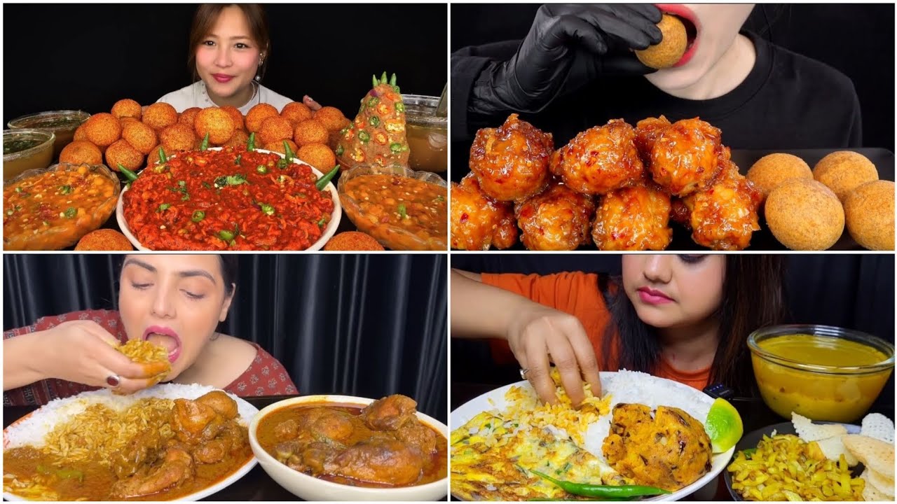 4x asmr muckbang Mikasa foodie sutapa eating zoey world of foodie tina