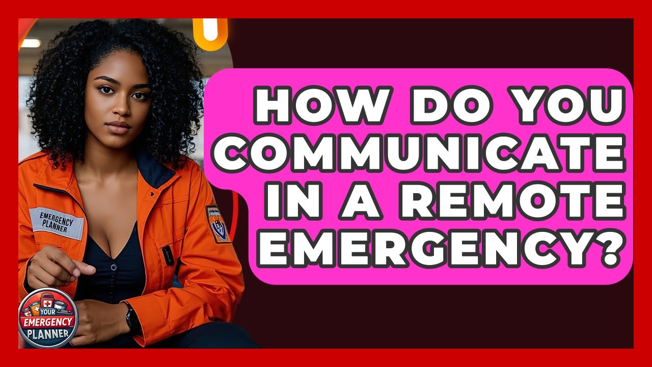 How Do You Communicate In A Remote Emergency? - Your Emergency Planner