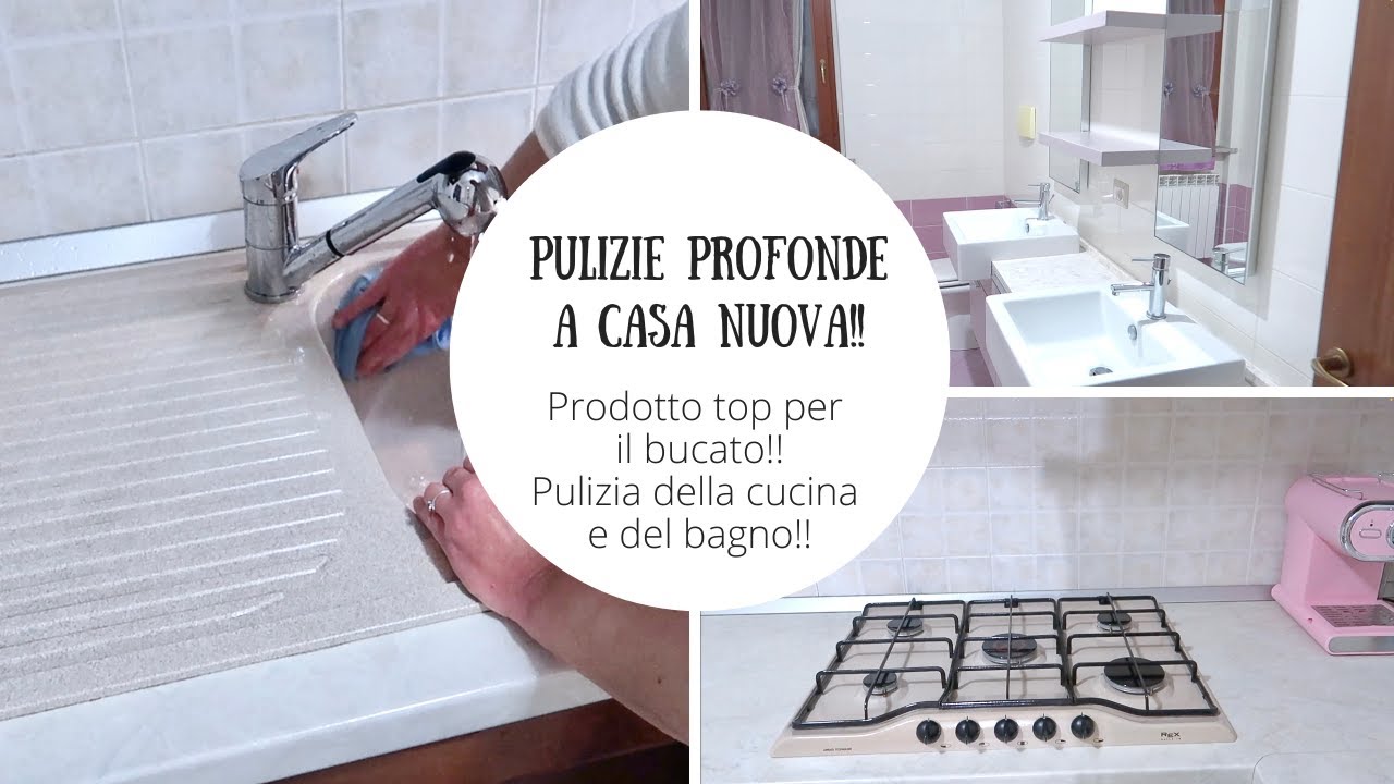 PULIZIE DI CASA A CASA NUOVA!! CUCINA E BAGNO PULITI E IN ORDINE!!