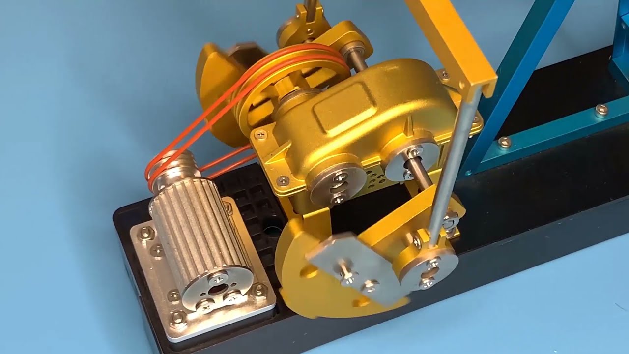 TECHING Pumping Unit Model Kit that Works DIY Assembly 3D Metal Mechanical Collection 219 Pcs