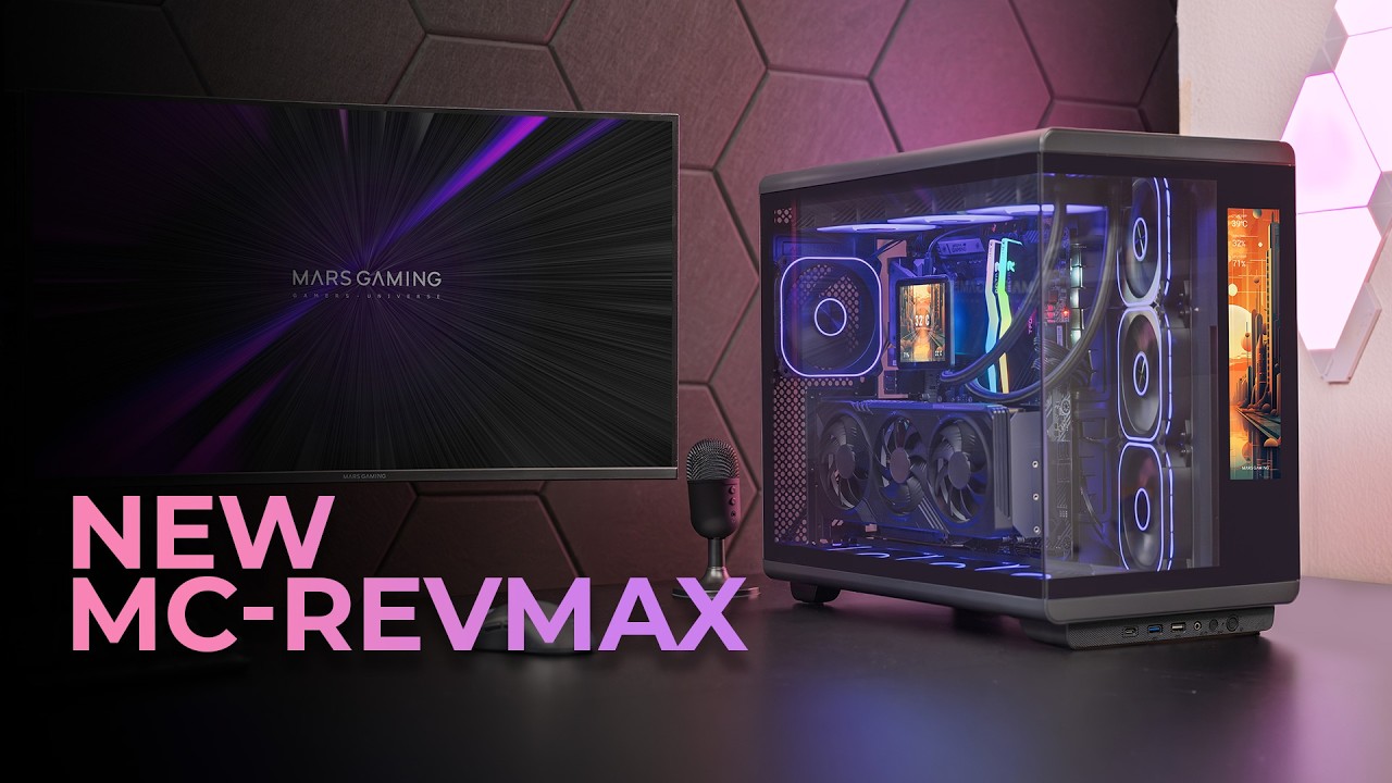 The ultimate gaming case: MC-REVMAX with Integrated 11.8