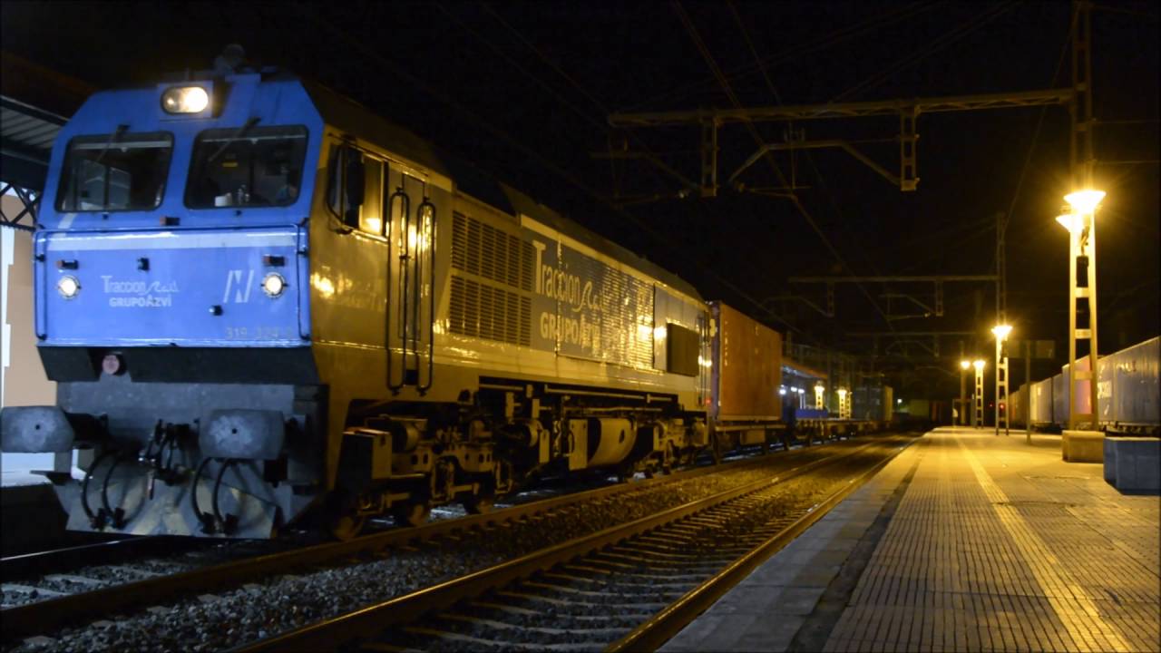 Trenes nocturnos en Alcázar de San Juan