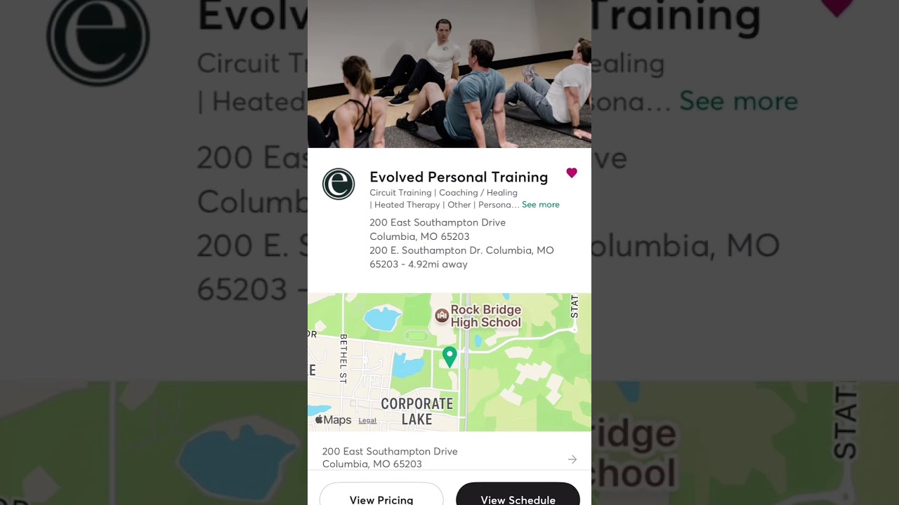 How to use the Mindbody App - Evolved