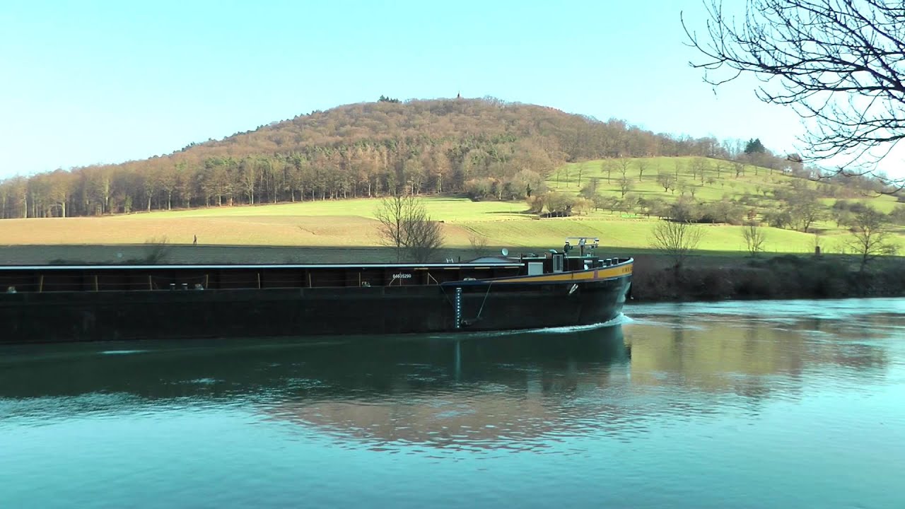 Binnenschiff MS Heiner Krieger - zu Tal bei Neckarsteinach